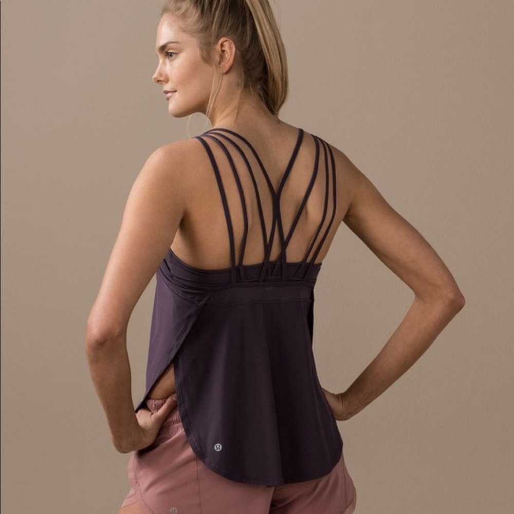 Lululemon Anew Tank Black Currant